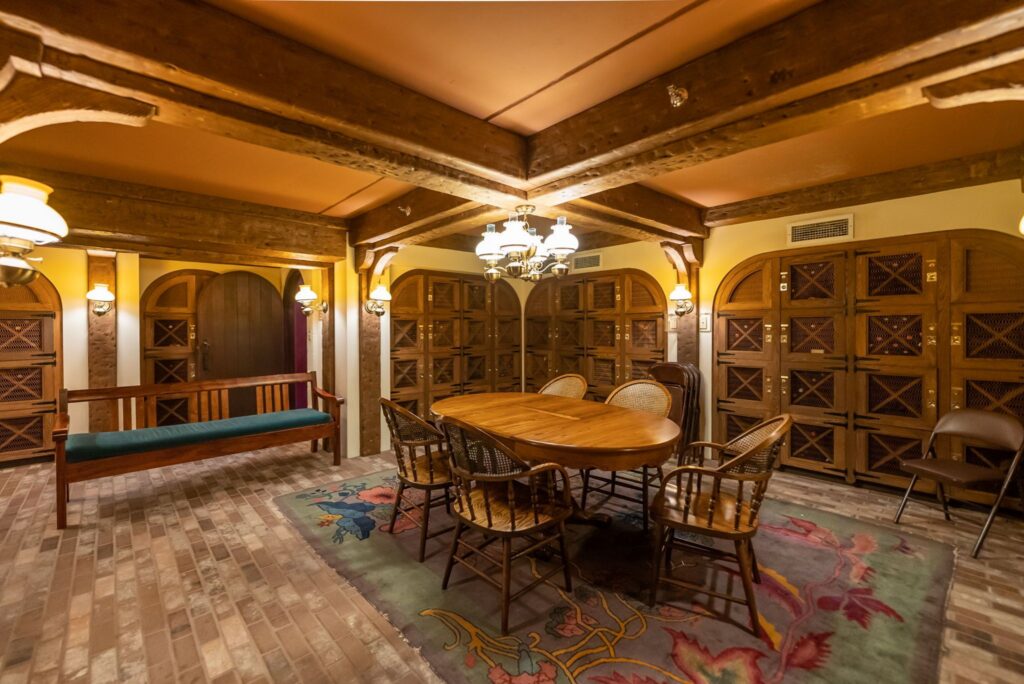Temperature-controlled resident wine cellar with private wine lockers at Punahou Cliffs