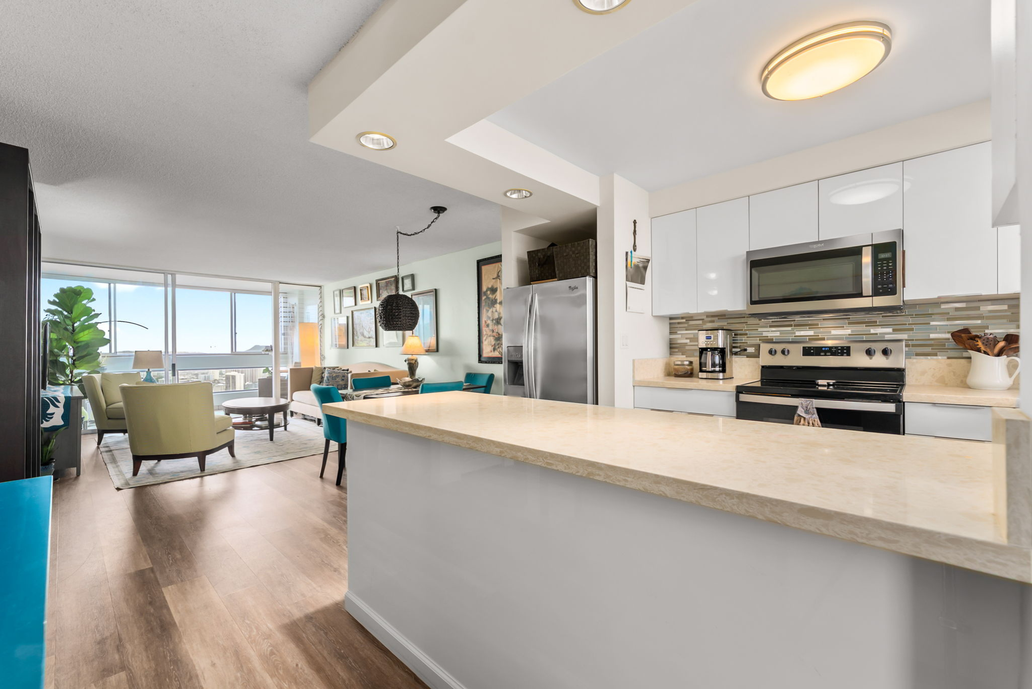 Kitchen at Banyan Tree Plaza condo