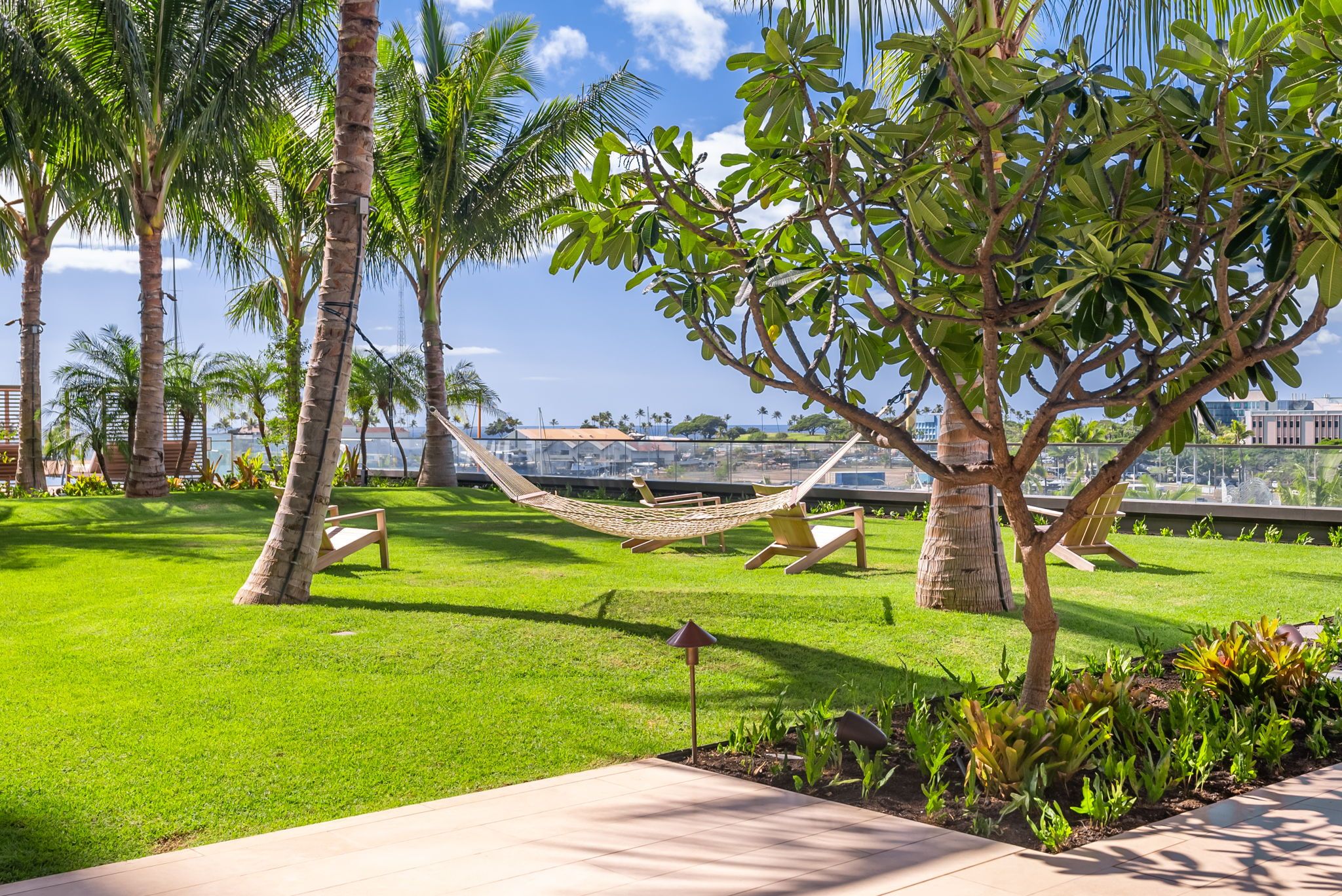 Resident amenity area at luxury condominium in Ward Village Honolulu